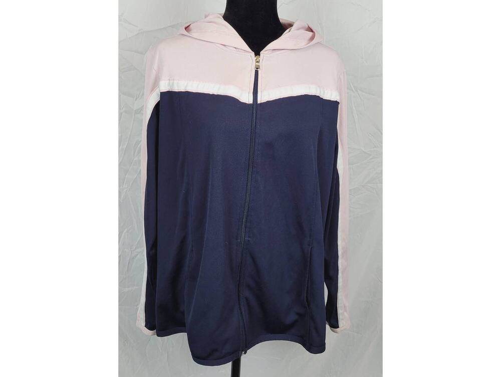 SJB Active Blue & Pink Zip Up Jacket Women's 2X